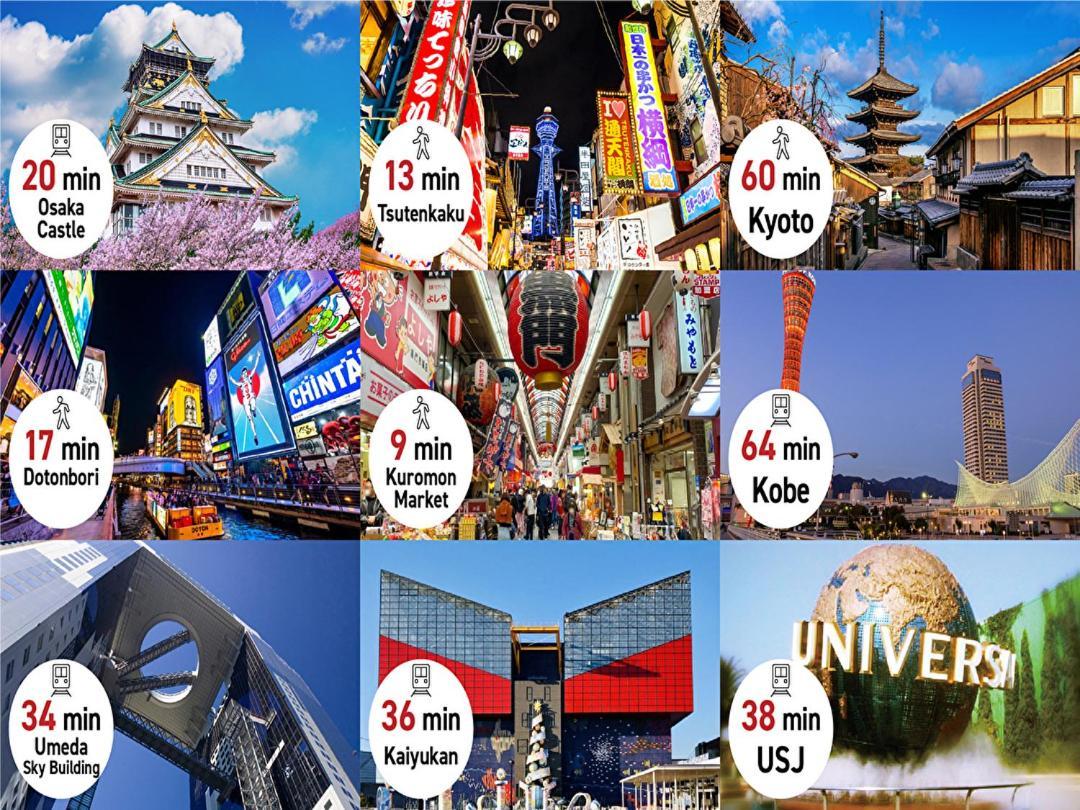 Nipponbashi Crystal Hotel Osaka Bagian luar foto